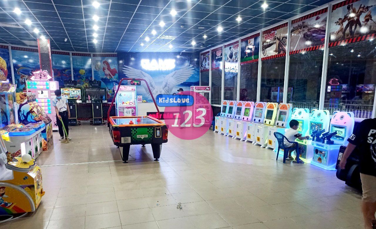 Dự án thi công lắp đặt khu vui chơi trong nhà game thùng tại coopmart rạch giá